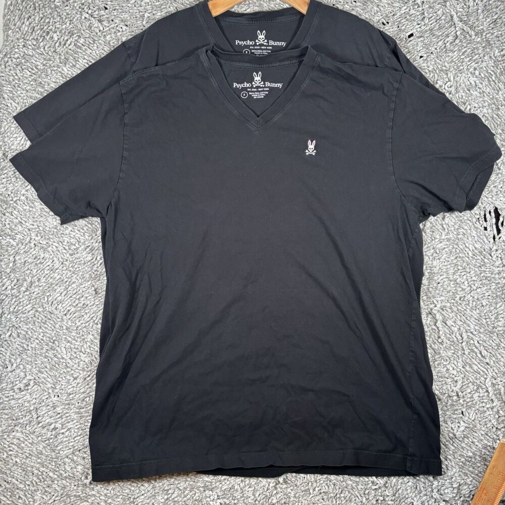 Psycho Bunny T-Shirt Bundle of Six Men's Size 8 (2XL) Short Sleeve Pima Cotton - Picture 10 of 16